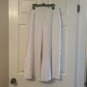 Lululemon flared cropped pants. Size 8. Off white